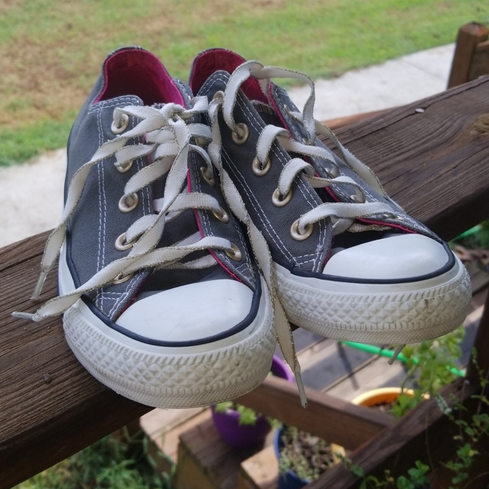 Converse All Stars Dark Grey, kids size 4